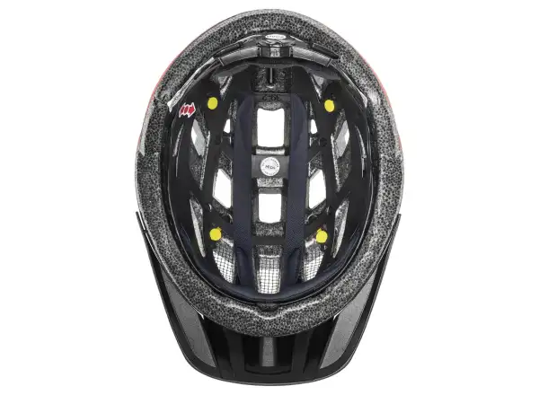 Uvex I-VO CC MIPS helmet Black/Red Matt