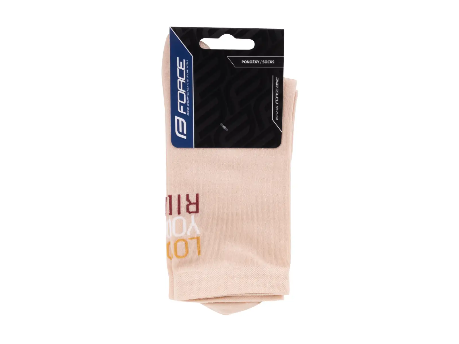 Force Love Your Ride socks cream