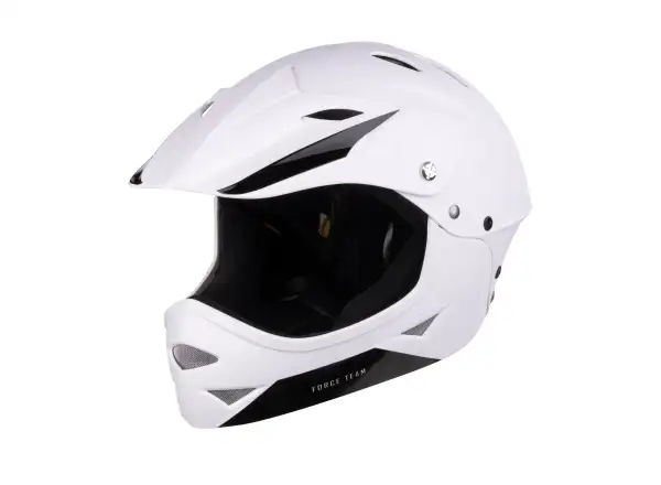Force Downhill Junior helmet white matte