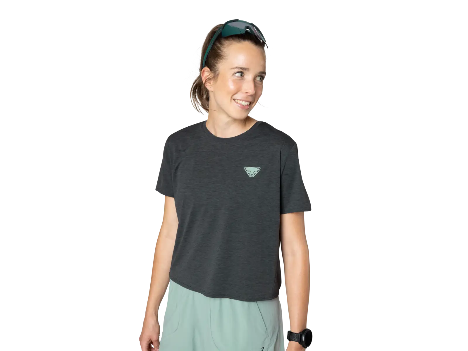 Dynafit Trail women's running T-shirt Black Out