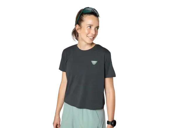 Dynafit Trail women's running T-shirt Black Out