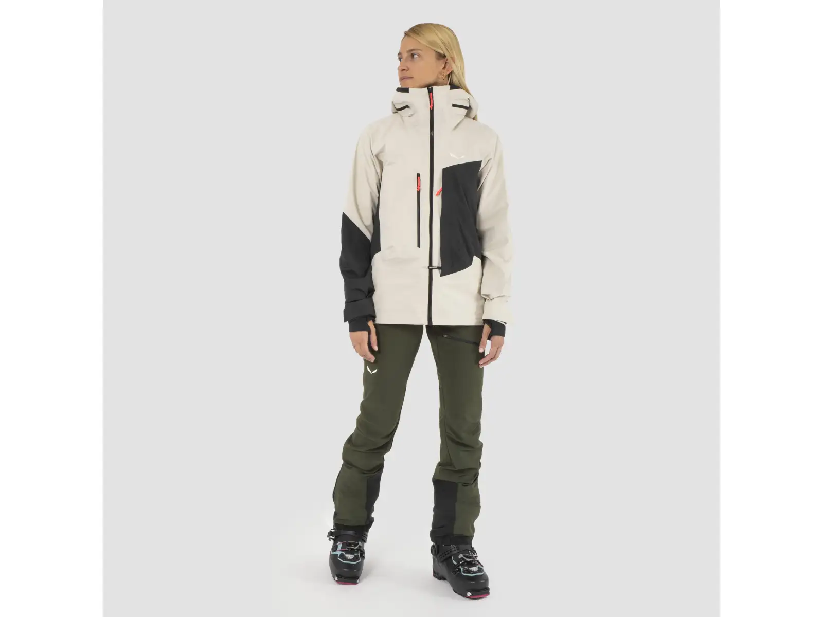 Salewa Sella 3L Powertex women's jacket Oatmeal/0910