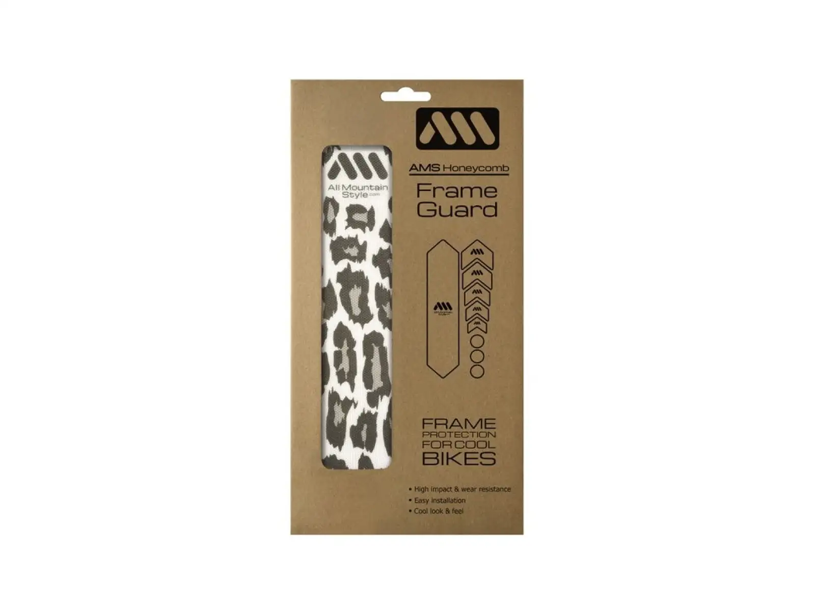 All Mountain Style frame protection decals basic Clear/Cheetah