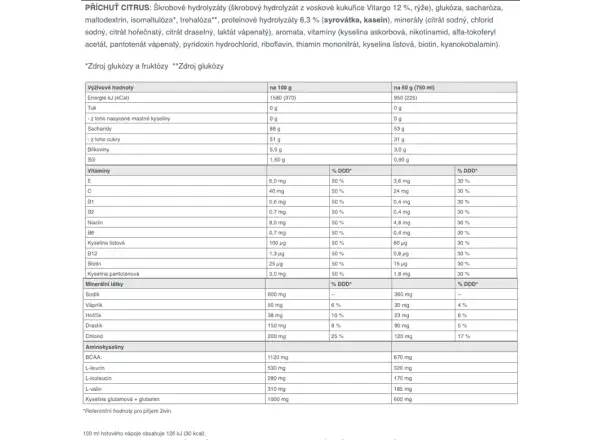 Sponser Long Energy hypotonic drink with peptides 1200 g