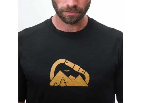 Sensor Merino Air PT Summit men's T-shirt short sleeve black