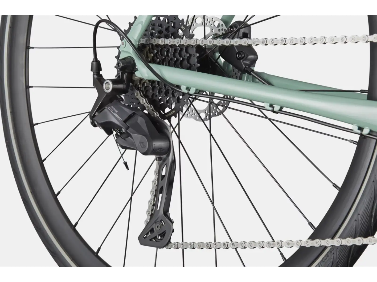 Cannondale Quick 3 Remixte Step-thru trekking bike Sage