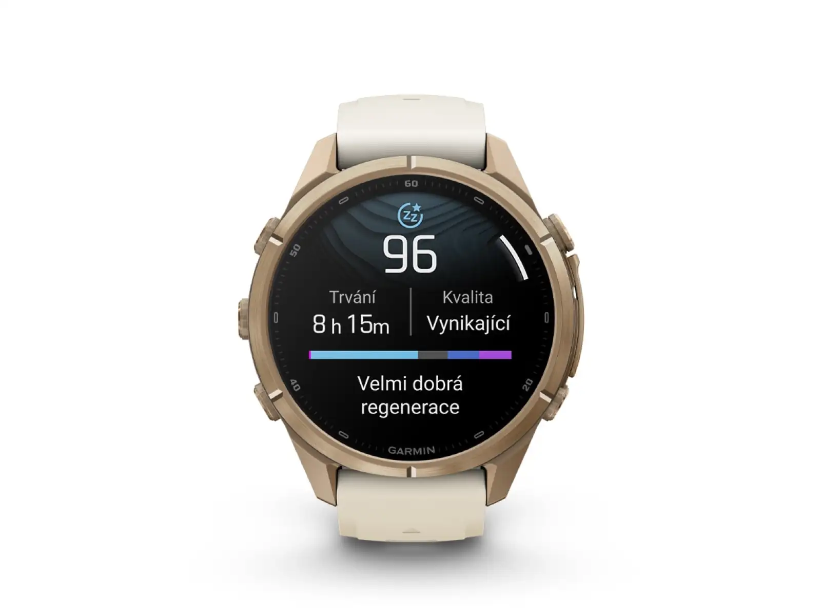 Garmin fenix 9 Pro inReach 43 mm smart watch Autumn gold titanium/Cream/french gray