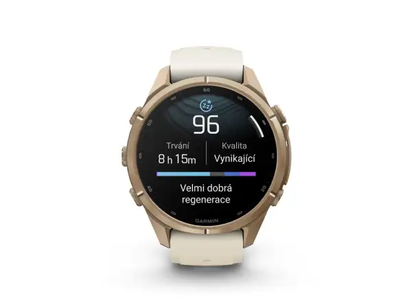 Garmin fenix 9 Pro inReach 43 mm smart watch Autumn gold titanium/Cream/french gray