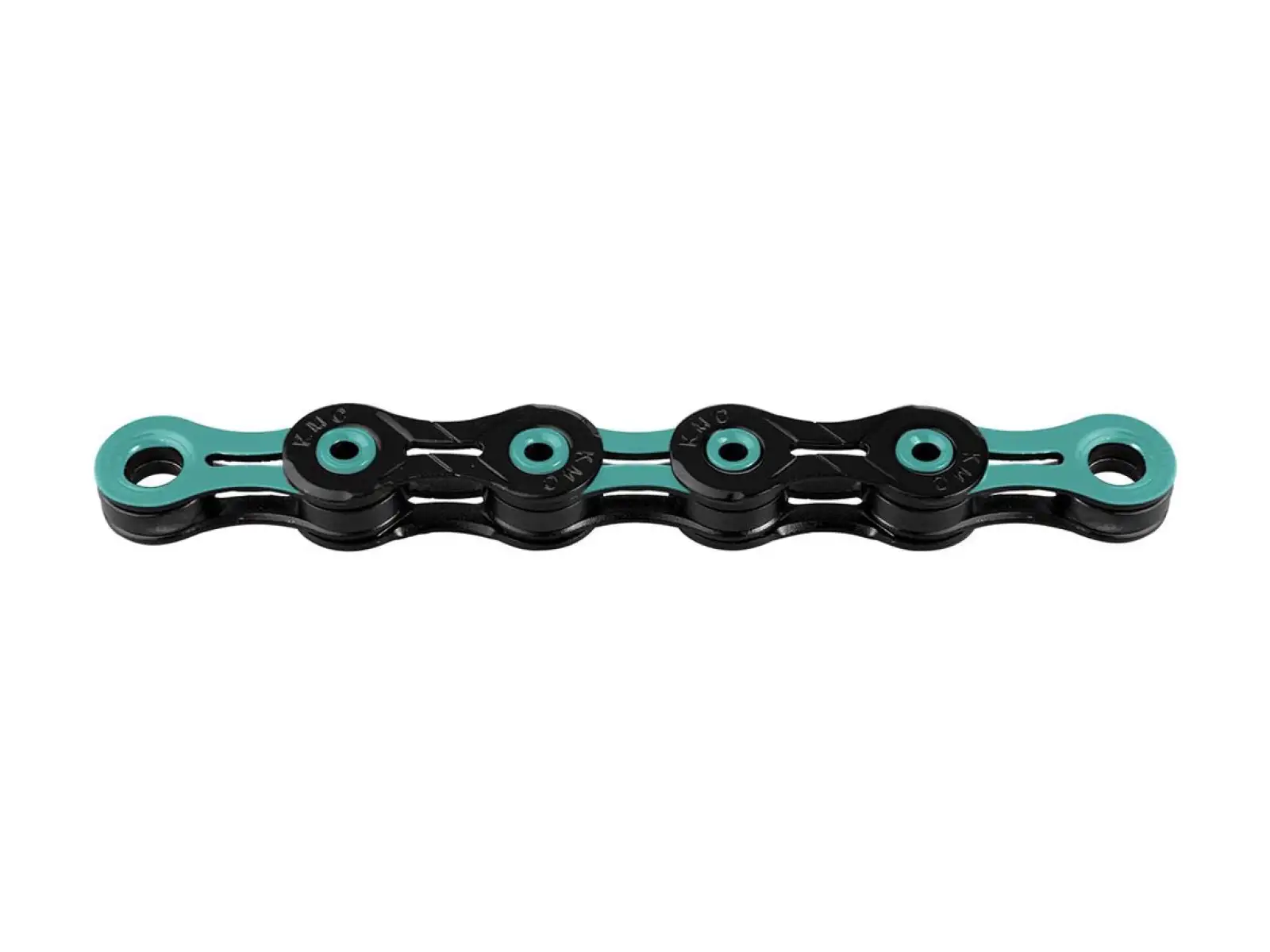 KMC X11 DLC black/celeste chain 118 links