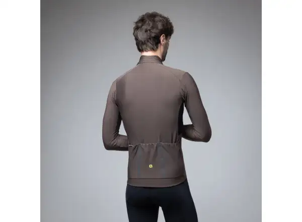 Alé Klimatik K-Idro men's insulated cycling jersey Coffee