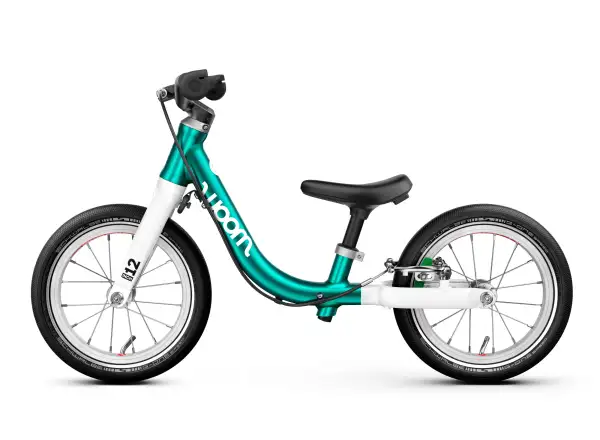 Woom GO 1 children's balance bike 12" Metallic Turquoise