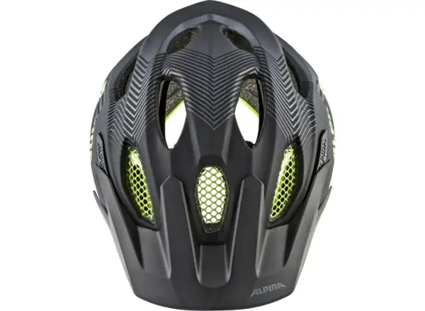 Alpina Carapax Jr. kids helmet black/neon/yellow