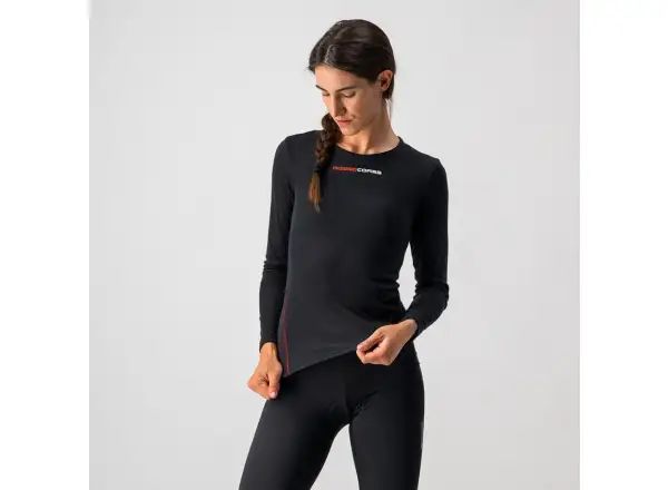 Castelli Prosecco women's base layer long sleeve Black