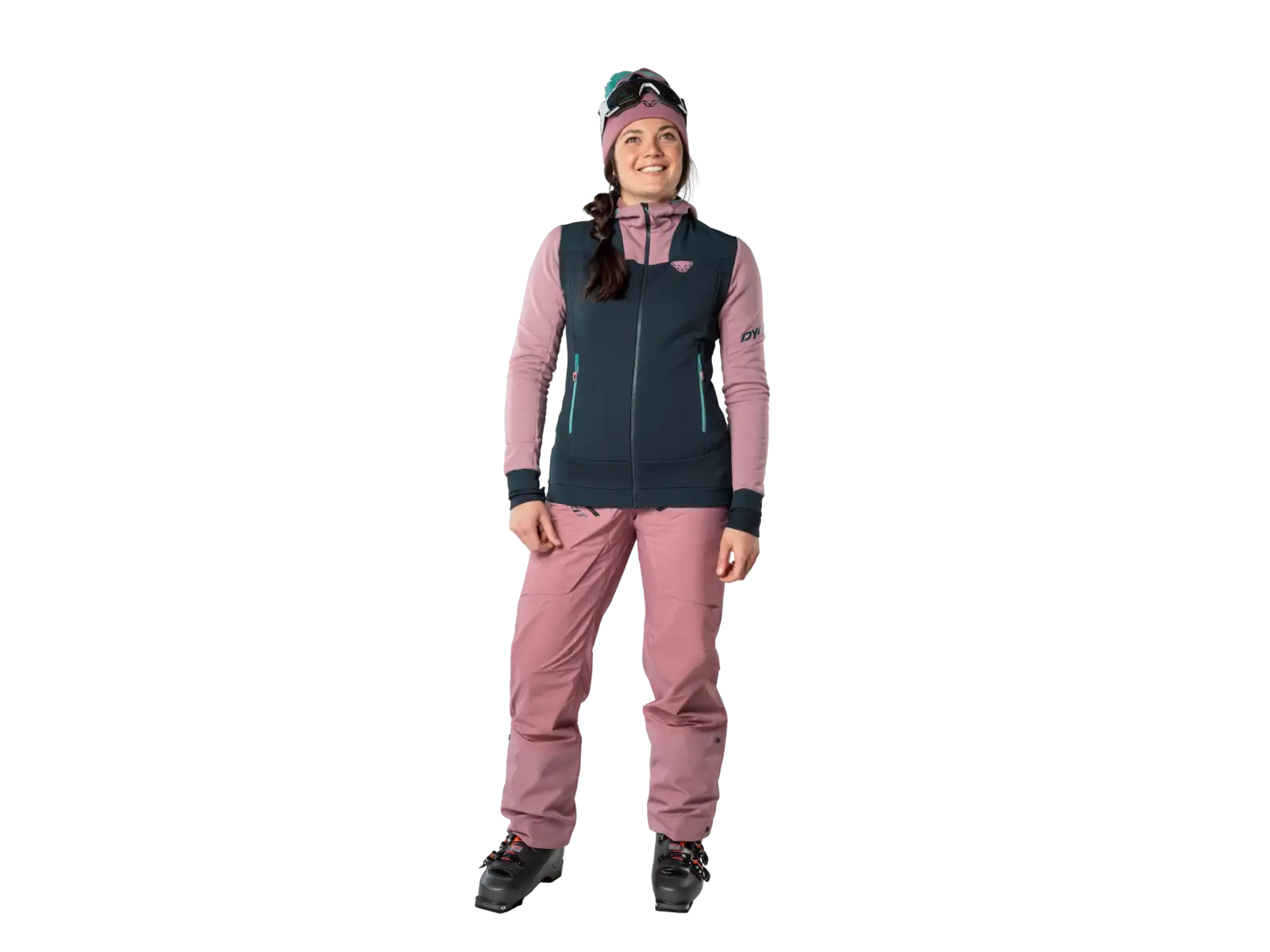 Dynafit Tigard Polartec women's sweatshirt Mokarosa