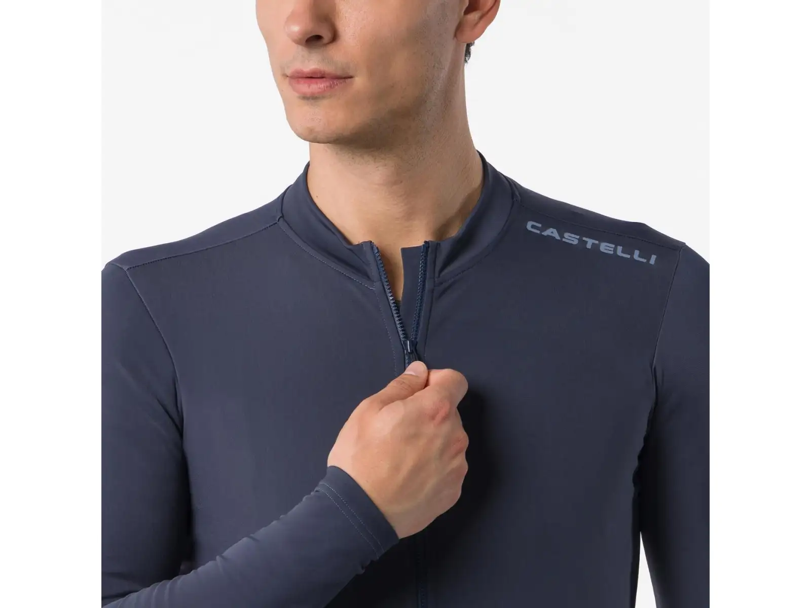 Castelli Espresso Thermal 2 men's long sleeve jersey Twilight blue