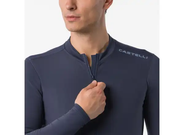 Castelli Espresso Thermal 2 men's long sleeve jersey Twilight blue