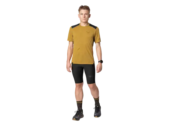Dynafit Sky men's running T-shirt Tabacco
