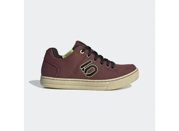 Five Ten Freerider Canvas MTB women's shoes Quiet Crimson/Black/Lime