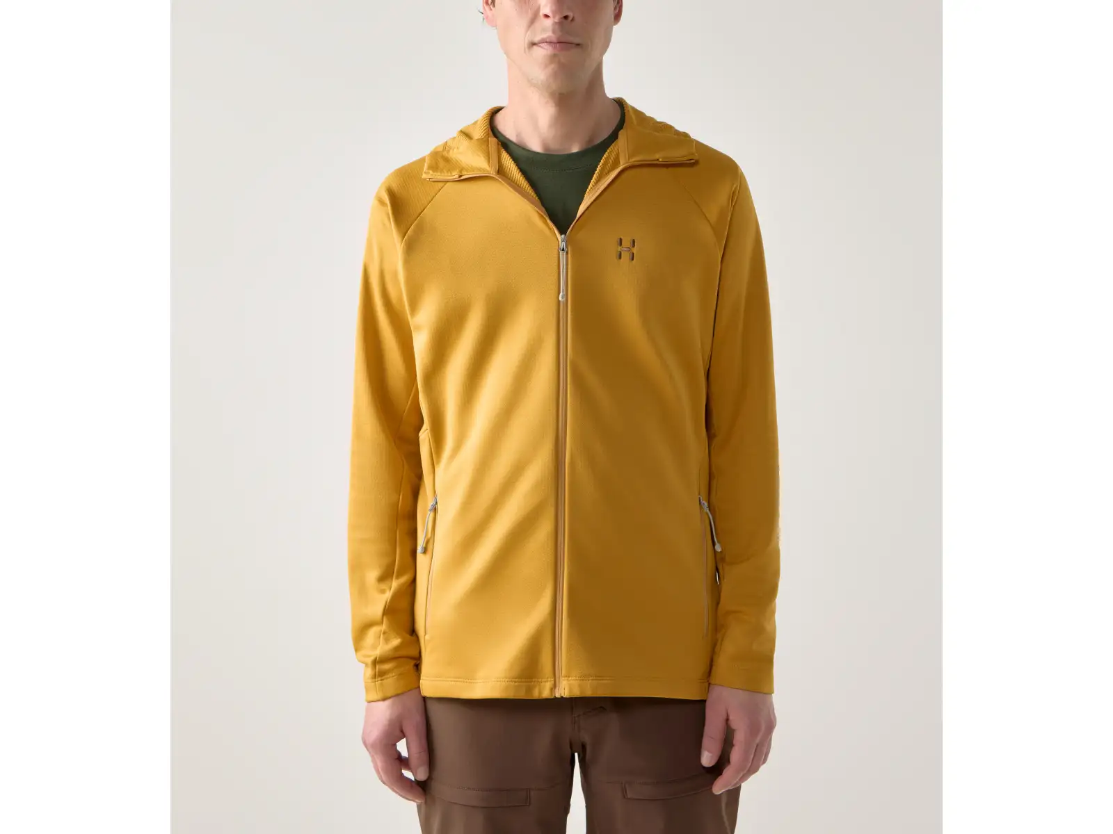 Haglöfs Korp Mid Hood hoodie Clay Yellow