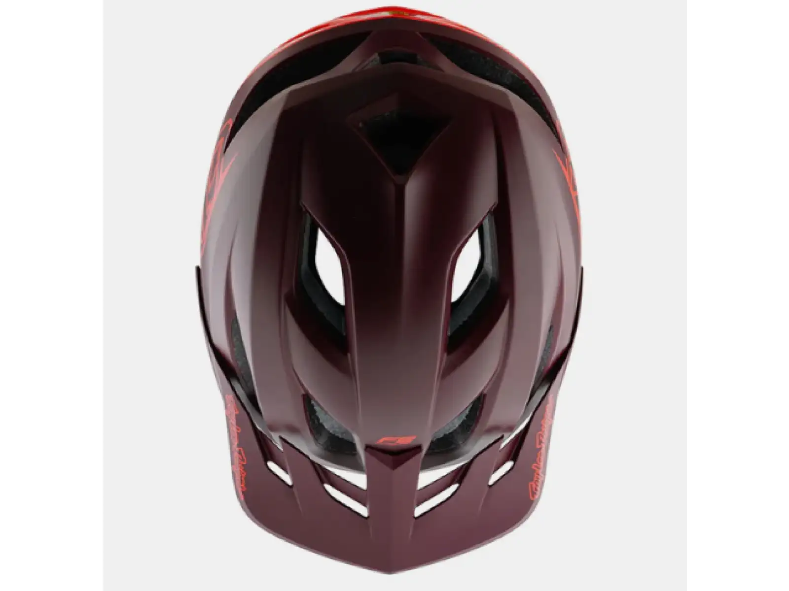 Troy Lee Designs Flowline SE helmet Badge Maroon