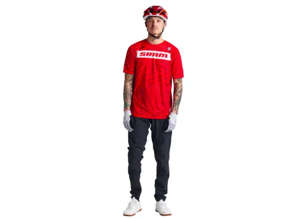 Troy Lee Designs Skyline Air SRAM men's jersey short sleeve Fiery Red