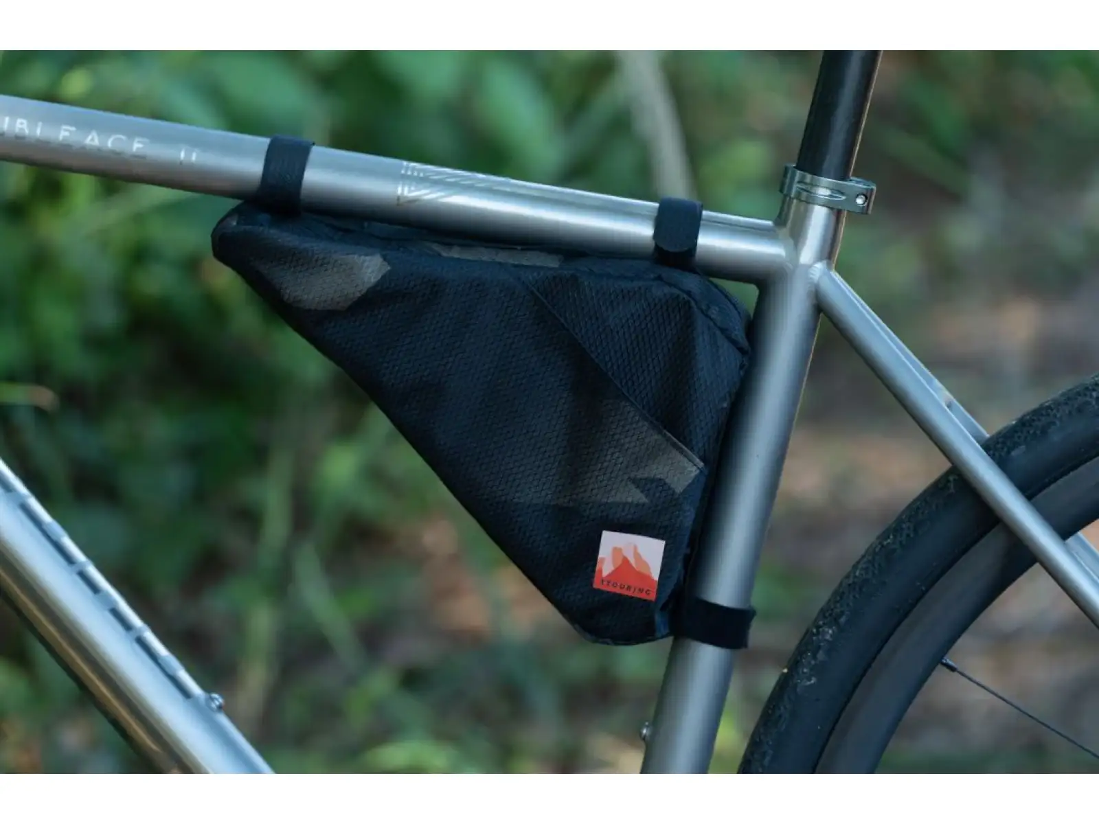 Woho X-Touring Tri Frame Bag 1.22 l frame bag Diamond CyberCam Black
