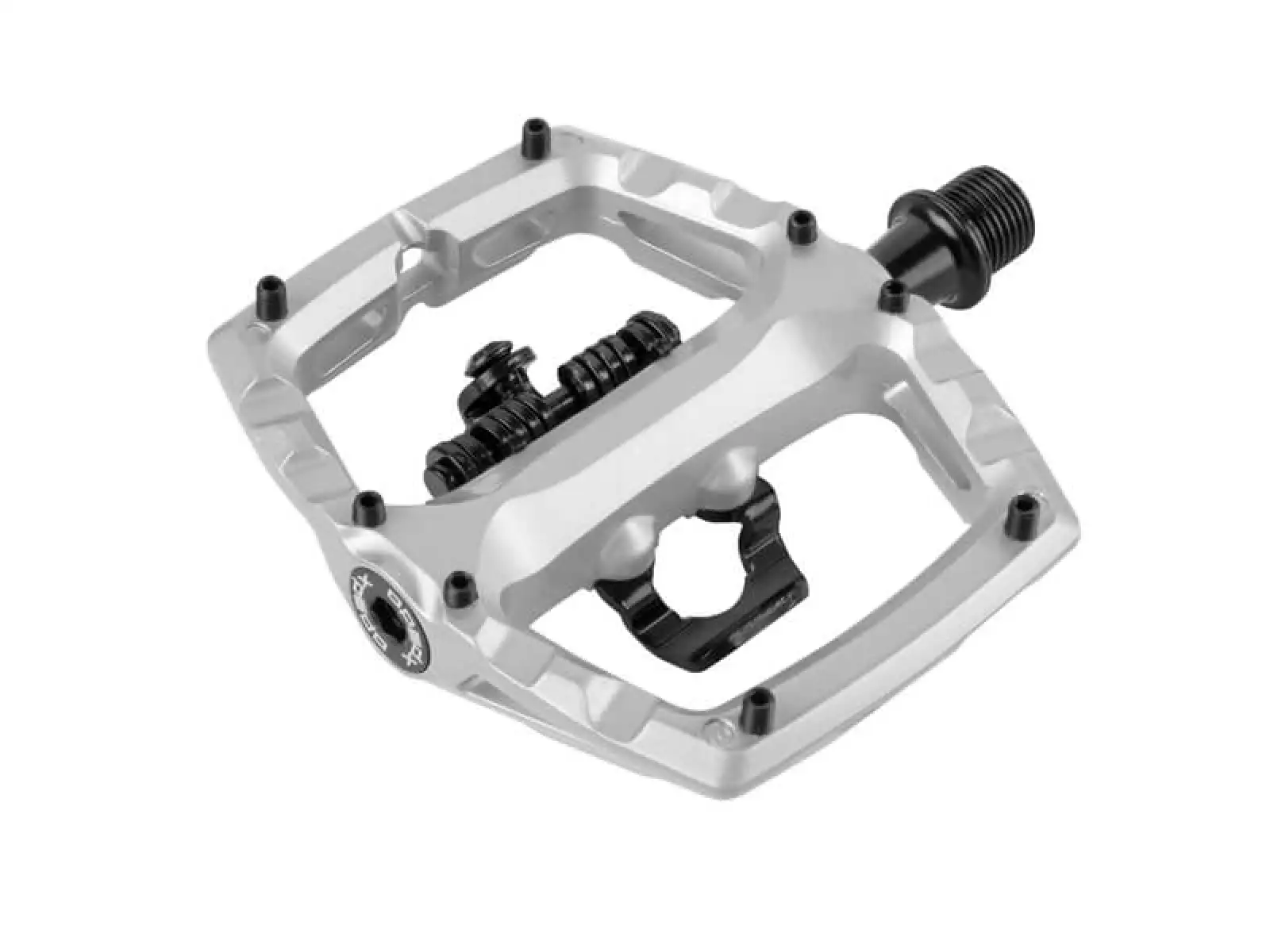X-pedo Ambix single-sided clipless pedals silver