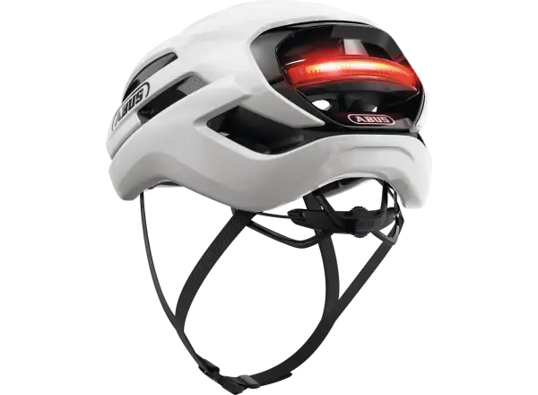 Abus Taipan LED gravel helmet Shiny White