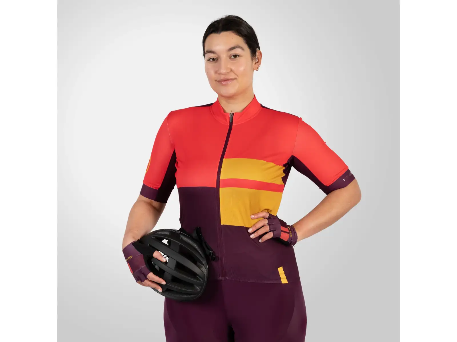 Endura FS260 Print women's jersey short sleeve Pomegranate