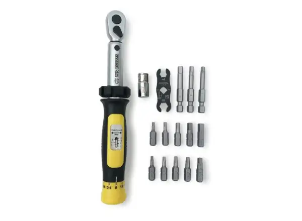 Pedros Demi II torque wrench with bits 3-15 Nm