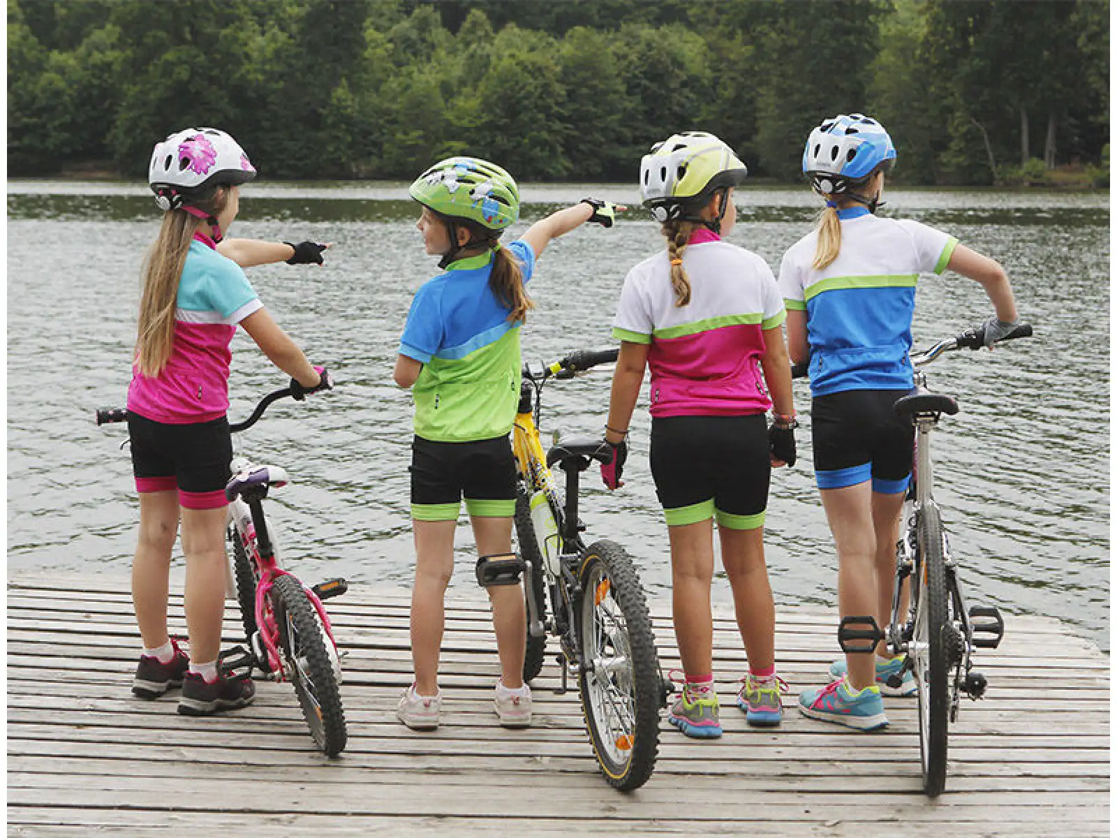Etape Junior children's shorts black/pink