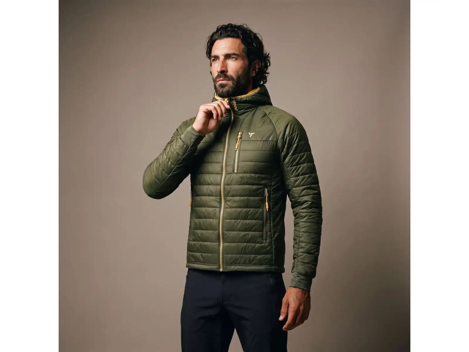 Silvini men's jacket Rutor Olive/Yellow