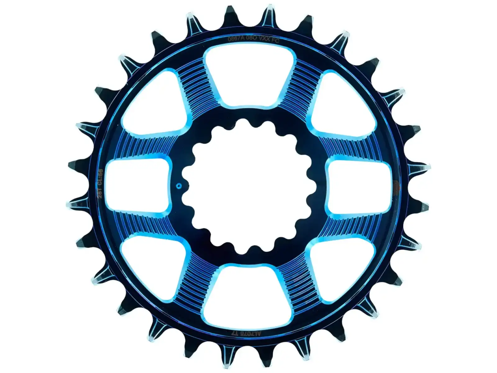 E-13 Helix Race DM Flip Flop chainring 34 teeth Intergalactic