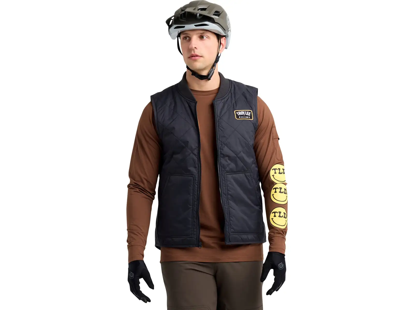 Troy Lee Designs Ruckus Ride Vest men's vest Mono Carbon