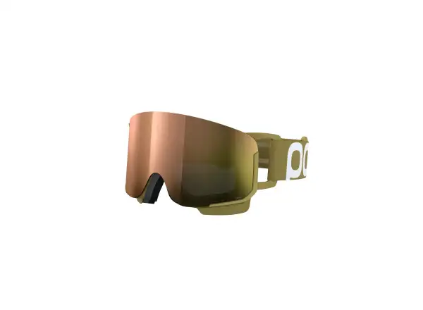 POC Nexal WF ski goggles Olivine Green/Partly Sunny Rose Gold