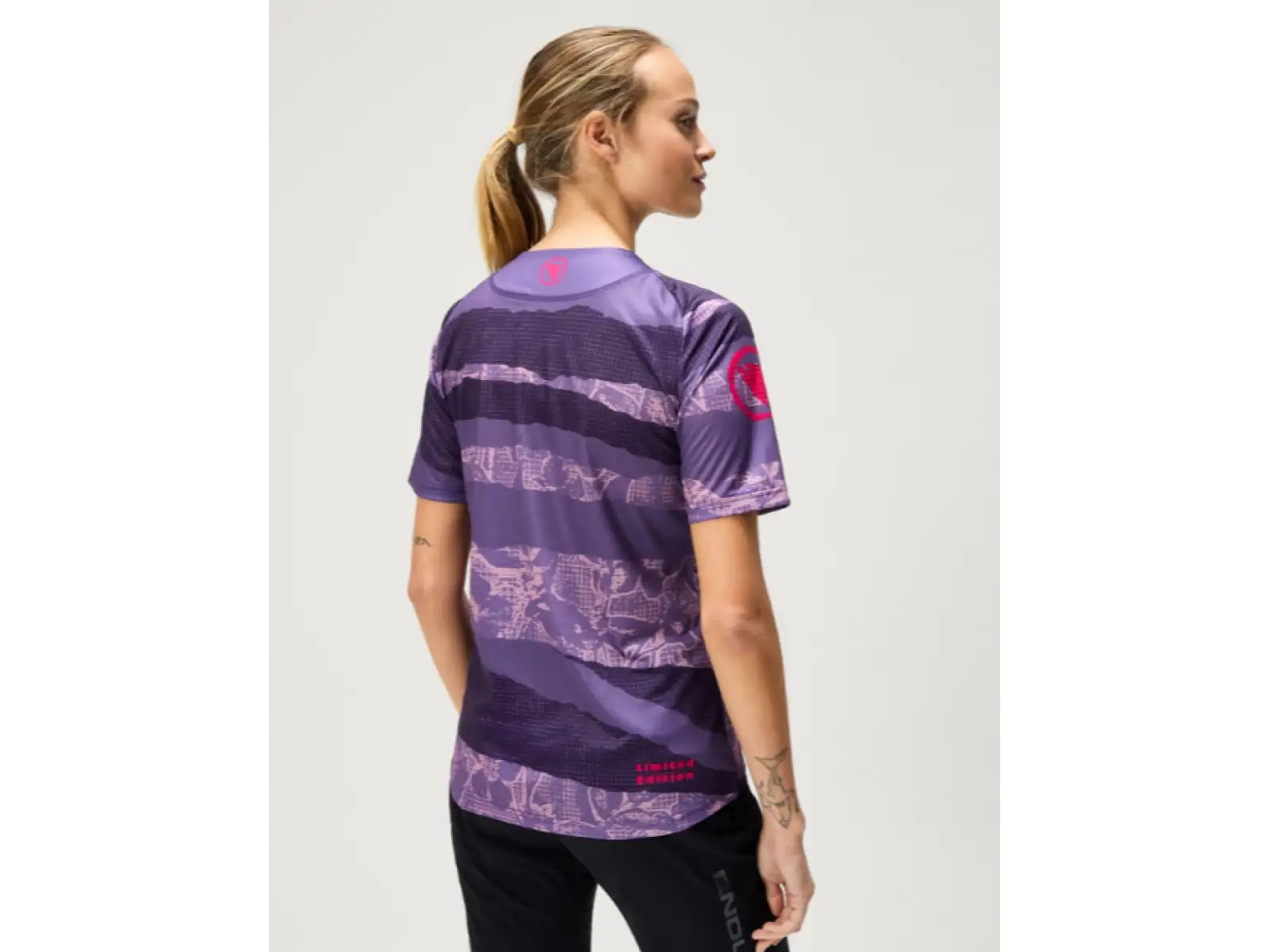 Endura LTD Patchwork women's jersey short sleeve Bramble
