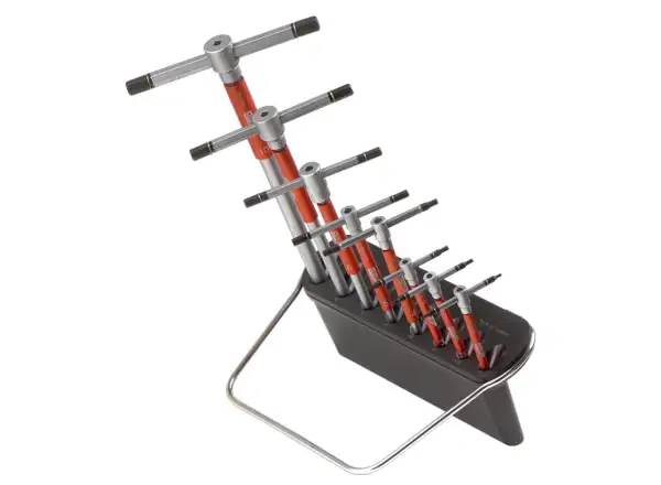 Super B TB-76180 set of 8 professional hex keys with T-handle