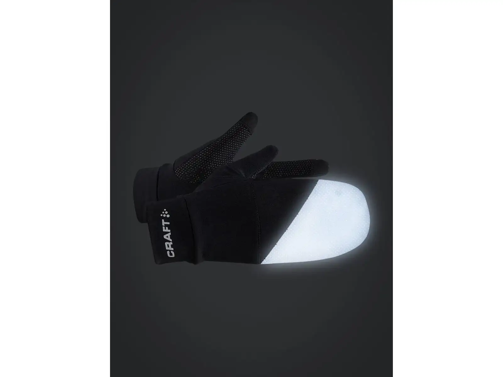 Craft ADV Lumen Hybrid running gloves black