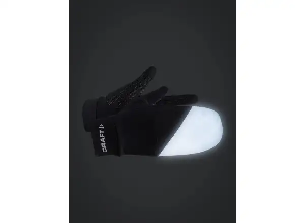 Craft ADV Lumen Hybrid running gloves black