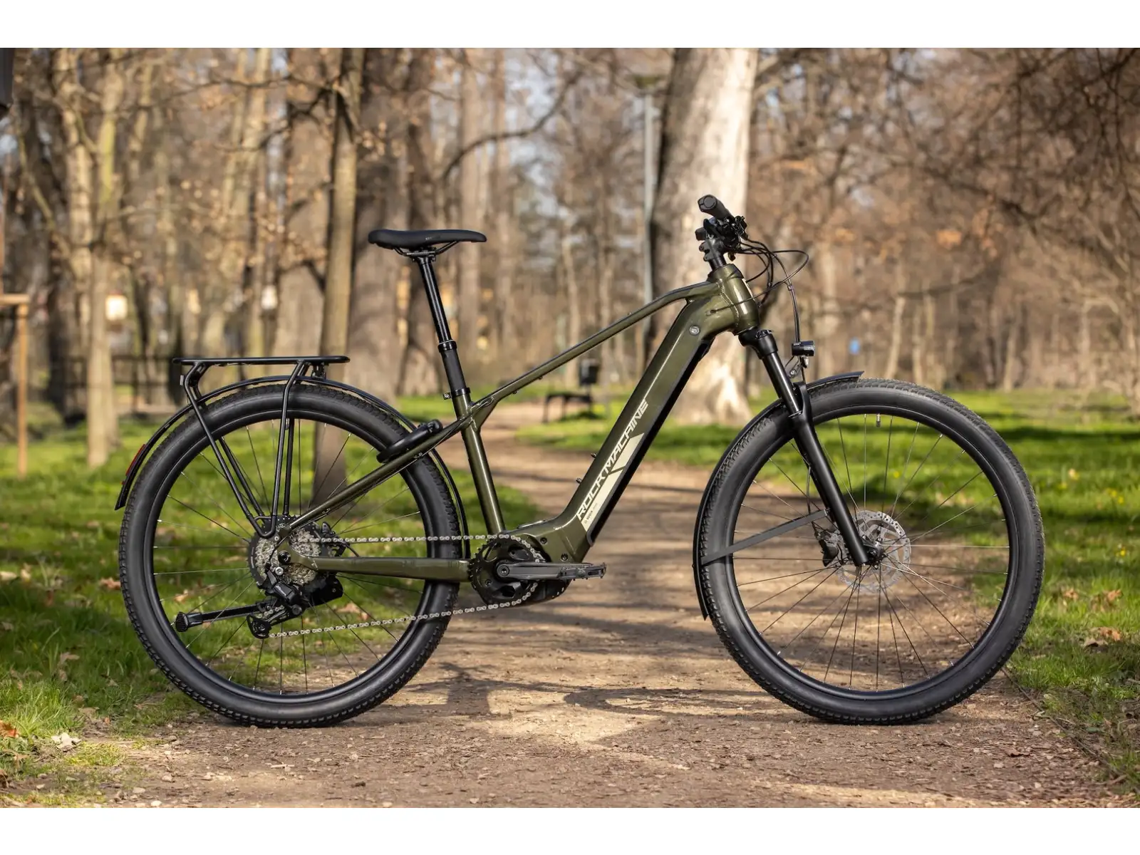 Rock Machine eBlizz B70T mountain e-bike Gloss Dark Forest