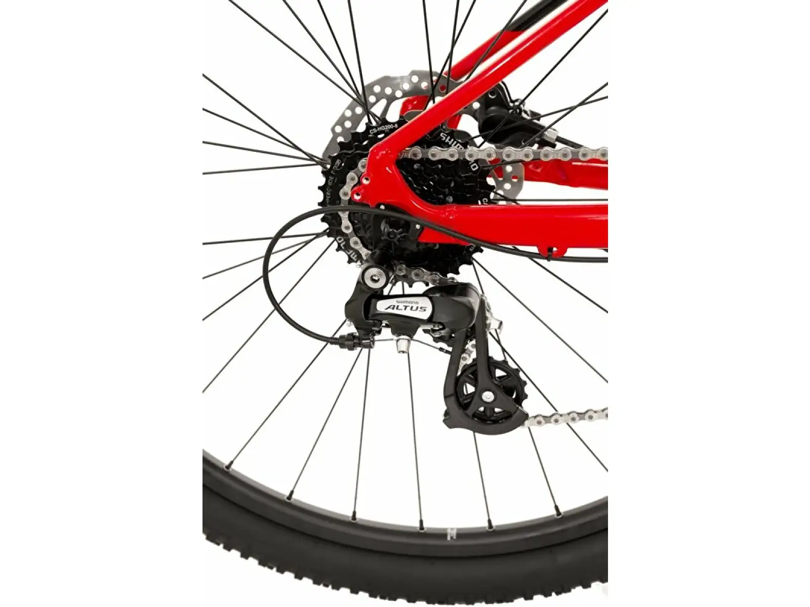 Rock Machine Manhattan 70-29 red/white mountain bike