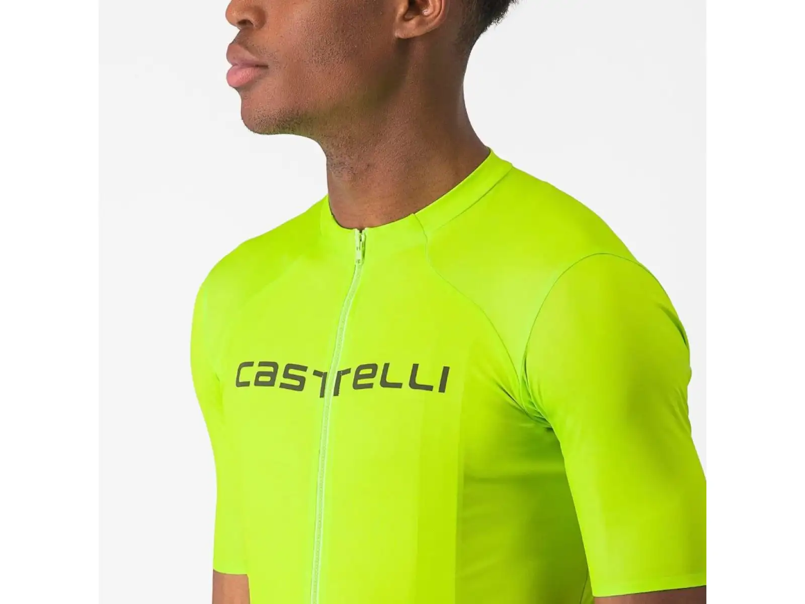 Castelli Elements men's jersey short sleeve Electric Lime