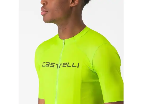 Castelli Elements men's jersey short sleeve Electric Lime