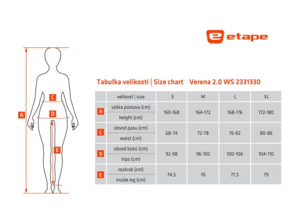 Etape Verena 2.0 WS women's pants blue
