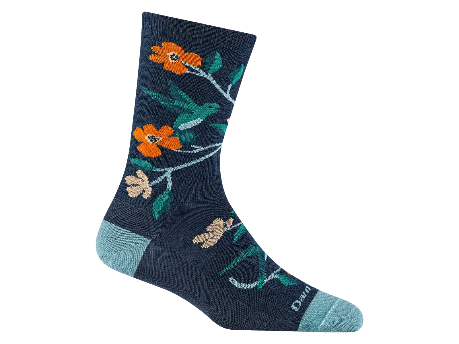 Darn Tough Birds of a Feather Crew Lightweight women's socks Midnight