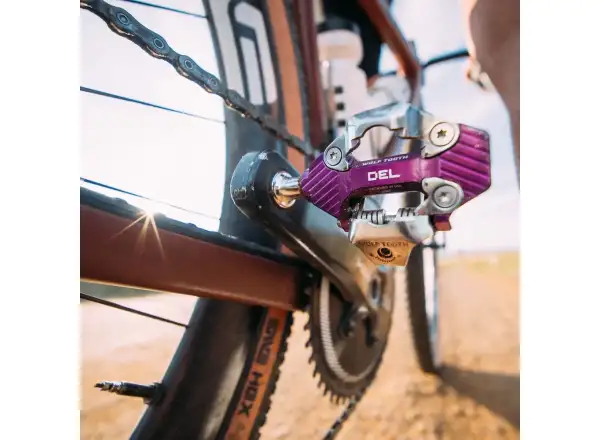 WOLF TOOTH DEL Gravel Race Clipless pedals Ultraviolet Purple