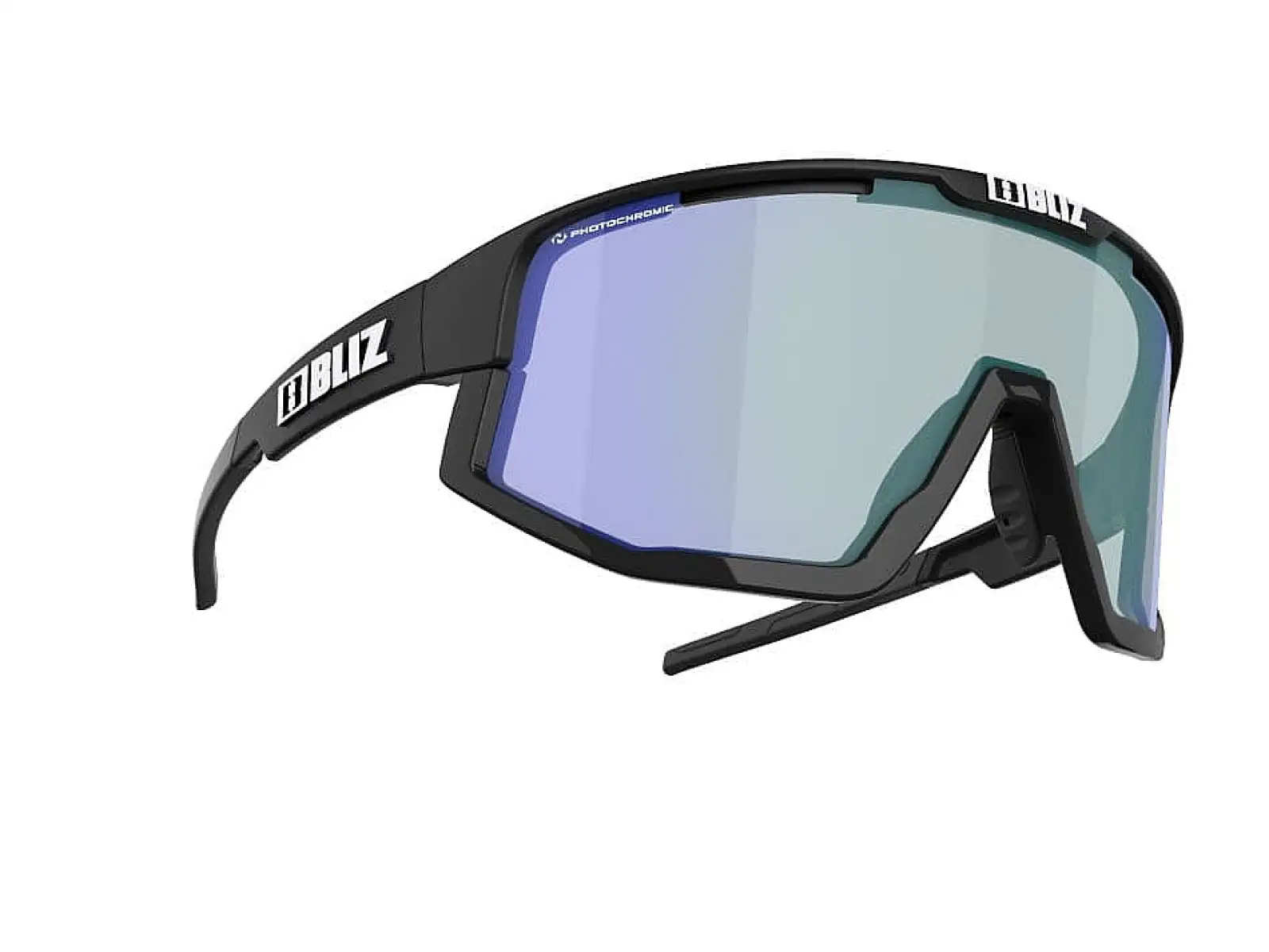 Bliz Fusion Nano Optics cycling glasses Matt Black Photocromic Brown/Blue Multi
