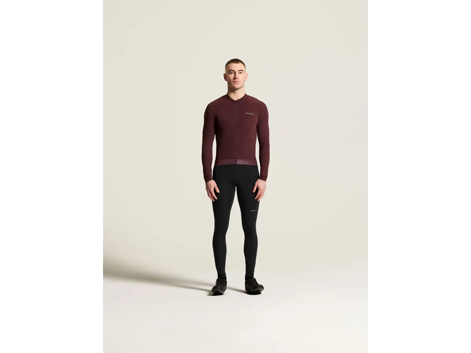 Craft Endur Training men's jersey long sleeve red