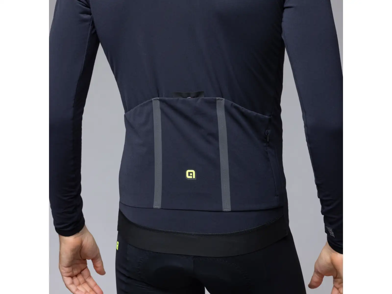 Alé R-EV1 Wool Speed men's winter cycling jacket Black