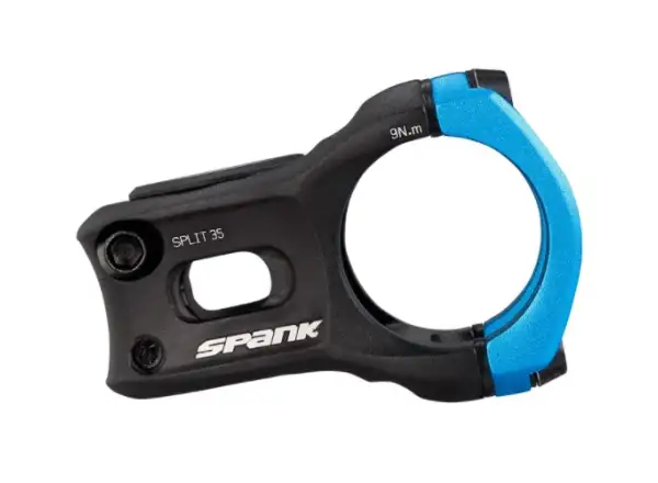 Spank Split 35 stem 35 mm black/blue